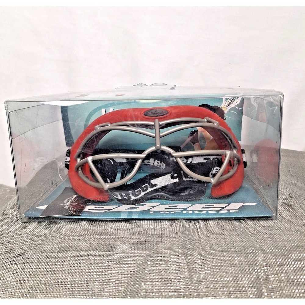 deBeer Lacrosse Women's Goggle Red Vista SI VSTGSW NEW